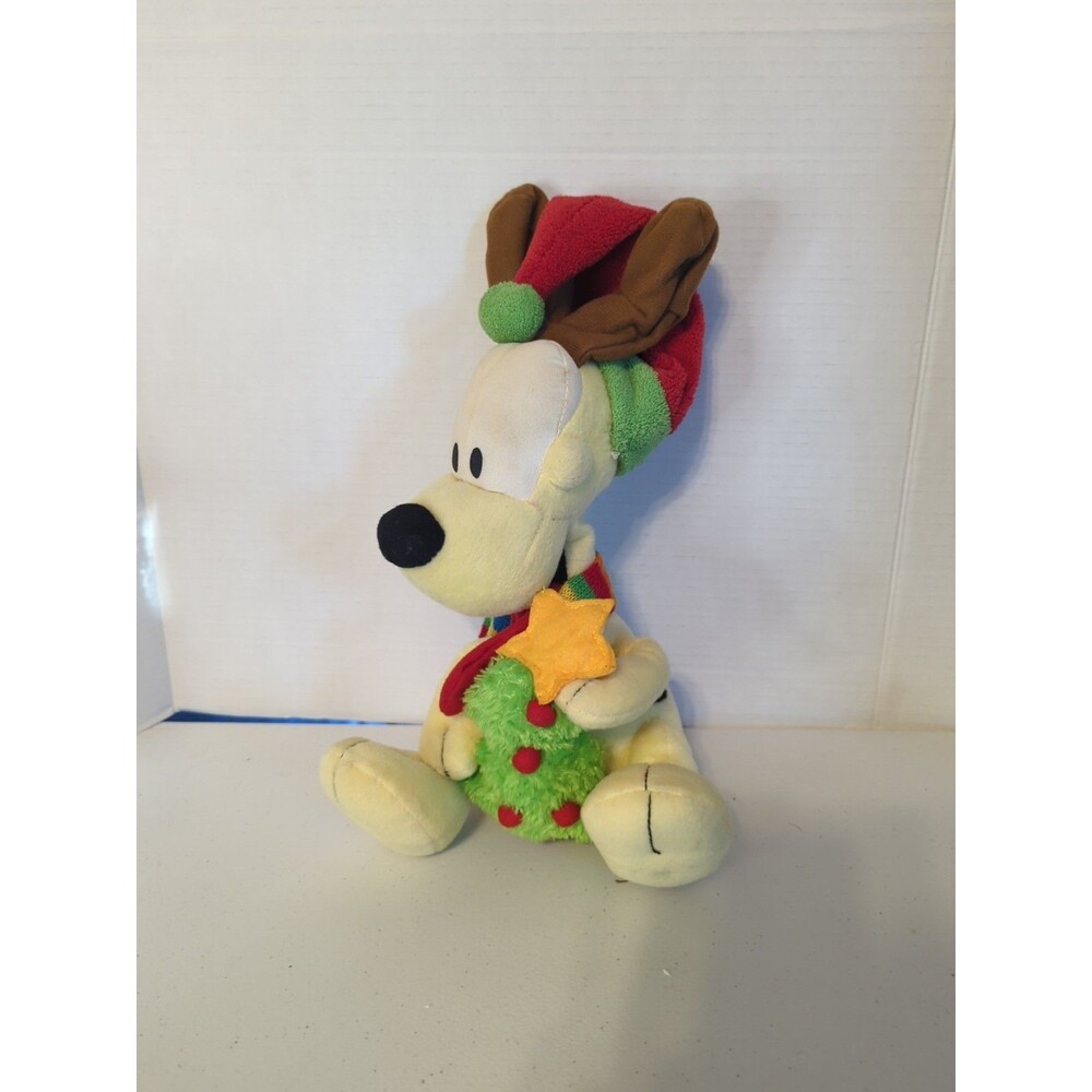 Odie Christmas Light Up Musical Plush • Sound & Light Animatronic